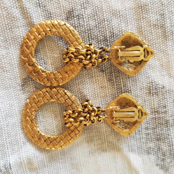 Chanel Vintage Nest Gold earrings - Picture 6 of 8